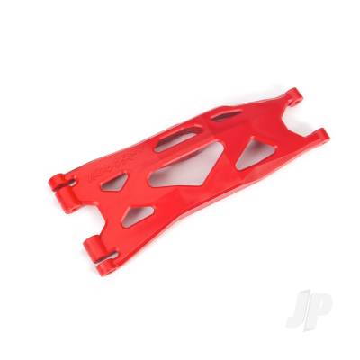 Suspension arm, lower, Red (1pc) (left, front or rear) (for use with #7895 X-Maxx WideMaxx suspension kit)