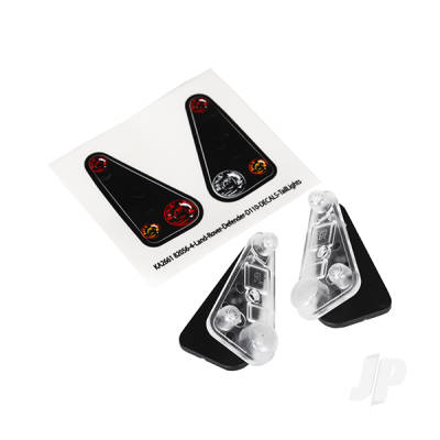 Tail light housing (2 pcs) / lens (2 pcs) / decals (left & right) (fits #8011 Body)
