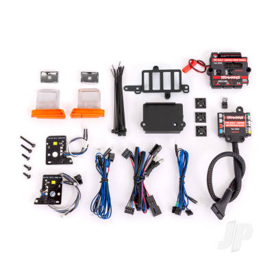 Pro Scale LED light set, TRX-4 Ford Bronco (1979) or Ford F-150 (1979), complete with power module (contains headlights, tail lights, side marker lights, & distribution block) (fits #8010 or 9230 series bodies)