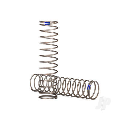 Springs, shock (natural finish) (GTS) (0.61 rate, Blue stripe) (2 pcs)