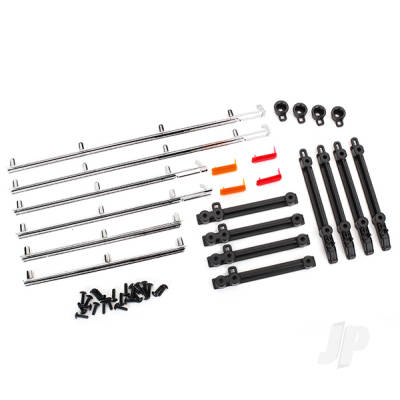 Side trim, left & right (Chrome) / retainers / LED lens / 2.6x8 BCS (24) (fits #8010 Body)