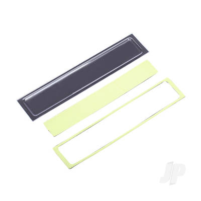 Tailgate panel insert (Clear, requires painting) / adhesive foam tape (2 pcs) (fits #8010 Body)