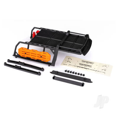 Expedition rack, complete (includes traction boards, shovel, axe, jack, fire extinguisher, fuel cans, & mounting hardware) (fits #8111, 8111R, or 8213 series bodies)