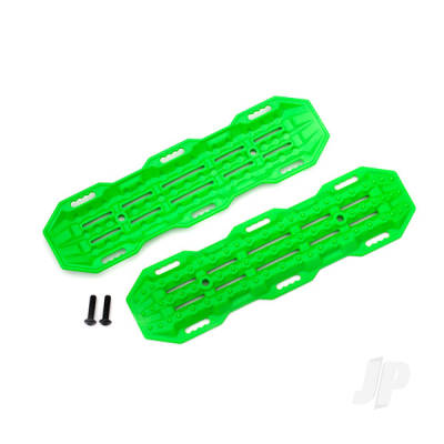 Traction boards, Green / mounting hardware