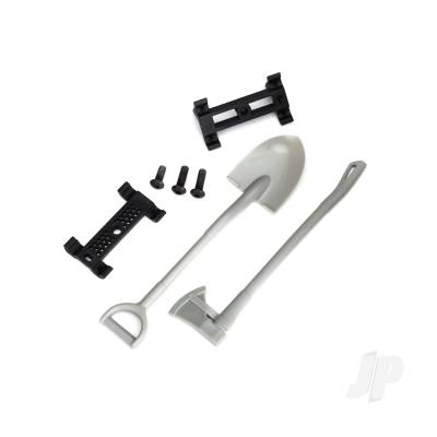 Shovel / axe / accessory mount / mounting hardware