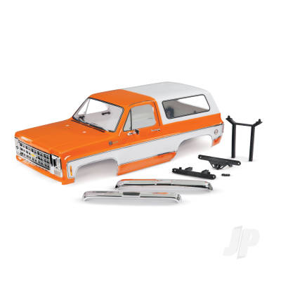 Body, Chevrolet Blazer (1979), complete (Orange) (includes grille, side mirrors, door handles, windshield wipers, front & rear bumper, decals, clipless mounting) (requires #8072X inner fenders)