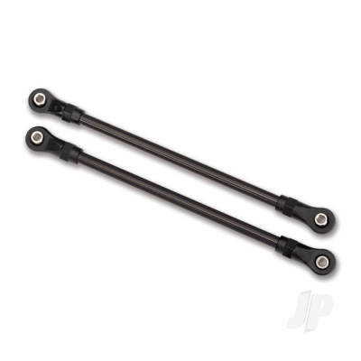 Suspension links, Rear lower (2 pcs) (5x115mm, Steel) (assembled with hollow balls) (for use with #8140 TRX-4 Long Arm Lift Kit)