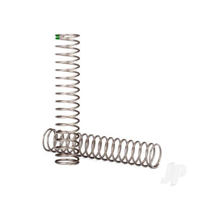 Springs, shock, Long (natural finish) (GTS) (0.54 rate, Green stripe) (for use with TRX-4 Long Arm Lift Kit)