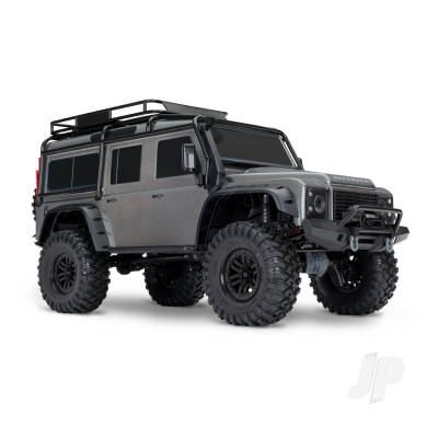TRX-4 Land Rover Defender 1:10 4WD RTE Scale & Trail Crawler, Silver (+ TQi 4-ch, XL-5 HV, Titan 550, Clipless Body)