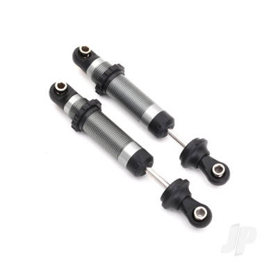 Shocks, GTS, Silver aluminium (assembled with spring retainers) (2 pcs)