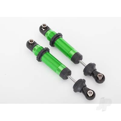 Shocks, GTS, aluminium (Green-anodised) (assembled with spring retainers) (2 pcs)