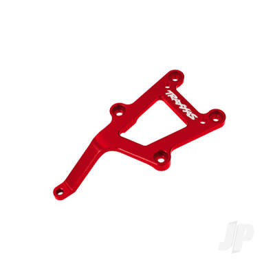 Chassis brace, front, 6061-T6 aluminium (Red-anodised)