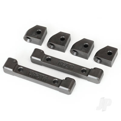 Mounts, suspension arms (Front & Rear) / hinge pin retainers (4 pcs)