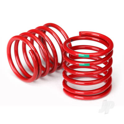 Spring, shock (Red) (4.075 rate, Green stripe) (2 pcs)
