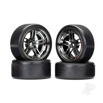 Wheels & Tyres, Assembled Glued 1.9in Drift Tyres (Front and Rear)