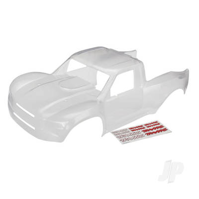Body, Desert Racer (Clear, trimmed, requires painting) / decal sheet