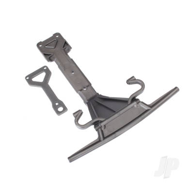 Skid plate, Front (plastic) / support plate (Steel)