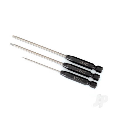 Speed Bit Set, hex driver, 3-piece straight (1.5mm, 2.0mm, 2.5mm), 1 / 4in drive