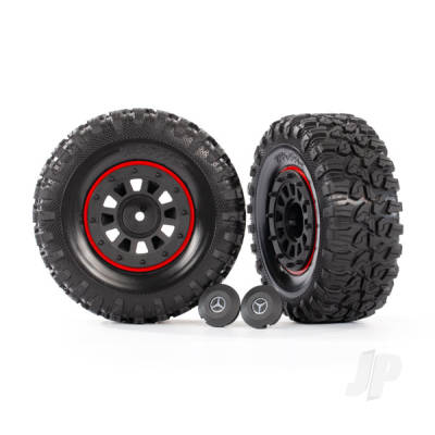 Wheels & Tyres, Assembled Glued 2.2in Tyres (2 pcs)