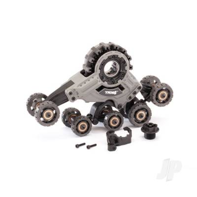 Traxx, Rear, right (assembled) (requires #8886 stub axle, #7061 GTR shock, & #8896 rubber track)