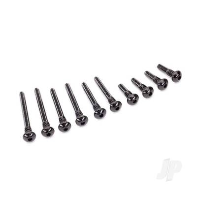 Suspension screw pin Set, Front or Rear (hardened Steel), 4x18mm (4 pcs), 4x38mm (2 pcs), 4x33mm (2 pcs), 4x43mm (2 pcs)