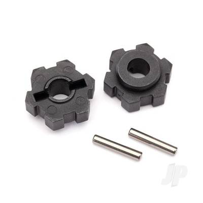 Wheel Hubs, hex (2 pcs) / 2.5x12 pins (2 pcs)