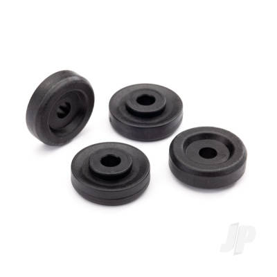 Wheel washers, Black (4 pcs)