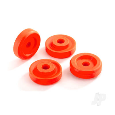 Wheel washers, Orange (4 pcs)