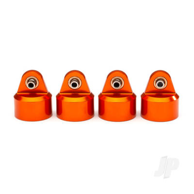 Shock caps, aluminium (Orange-anodised), GT-Maxx shocks (4 pcs)