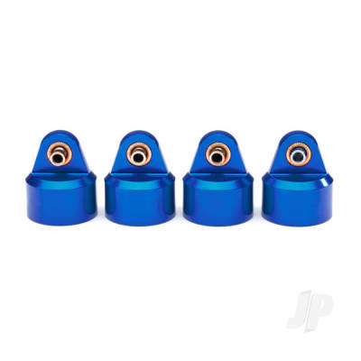Shock caps, aluminium (Blue-anodised), GT-Maxx shocks (4 pcs)