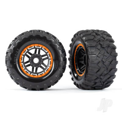 Wheels & Tyres, Assembled Glued Maxx MT Tyres (2 pcs)