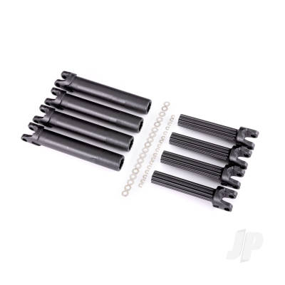 Half shaft set, left or right (plastic parts only) (internal splined half shaft/ external splined half shaft) (4 assemblies) (for use with #8995 WideMaxx suspension kit)