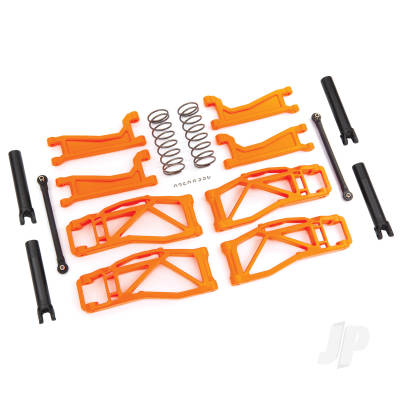 Suspension kit, WideMaxx, Orange (includes Front & Rear suspension arms, Front toe links, Rear shock springs)