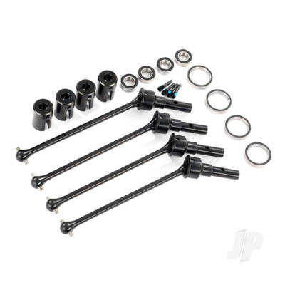 Driveshafts, Steel constant-velocity (assembled), Front or Rear (4 pcs) (for use with #8995 WideMaxx suspension kit) (requires #8654 series 17mm splined wheel Hubs and #7758 series 17mm nuts for a complete Set)