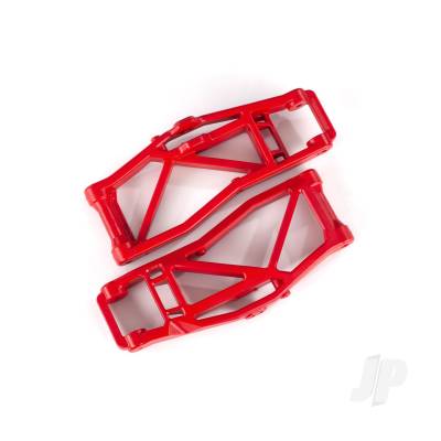 Suspension arms, lower, Red (left and right, Front or Rear) (2 pcs) (for use with #8995 WideMaxx suspension kit)