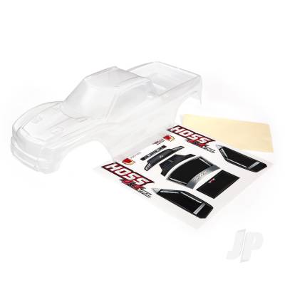 Body, Hoss 4x4 (Clear, Requires Painting) / Window, Grille, Lights Decal Sheet