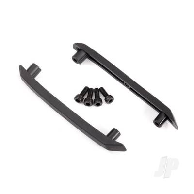 Skid plate, Roof (Body) (Black) / 3x8mm CS (4 pcs)