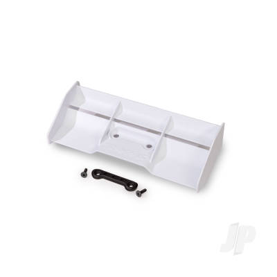 Wing, race, low profile (White) / wing washer / 4x12mm FCS (2 pcs)