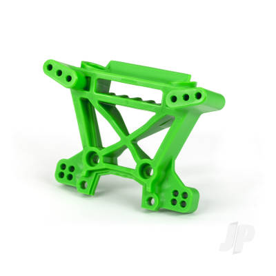 Shock tower, front, extreme heavy duty, Green (for use with #9080 upgrade kit)