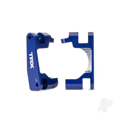 Caster blocks (c-hubs), 6061-T6 aluminium (blue-anodised), left & right (for use with #9080 upgrade kit)