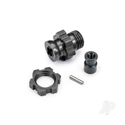 Wheel Hub/Nut 17mm Splined Grey