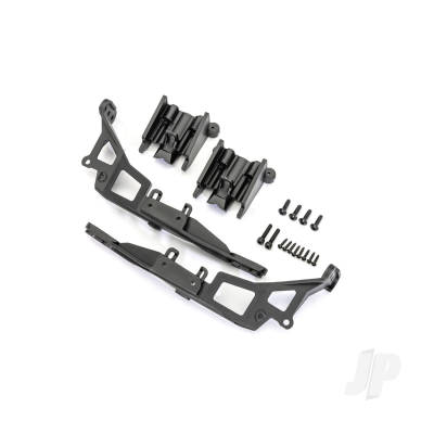 Body mounts (front & rear) (left & right)/ 2.6x10mm BCS (4)/ 1.6x8mm BCS (self-tapping) (8)/ 2.5x12mm CS (2) (fits #9129 body)