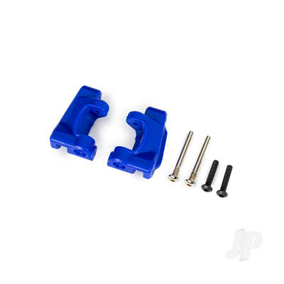 Caster blocks (c-hubs), extreme heavy duty, Blue (left & right) / 3x26mm hinge pins (2) / 3x15mm BCS (2 pcs) (for use with #9180 and 9181 upgrade kit)