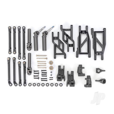 Outer Driveline & Suspension Upgrade Kit, extreme heavy duty, Black (fits Rustler 2WD or Stampede 2WD)