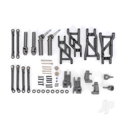 Outer Driveline & Suspension Upgrade Kit, extreme heavy duty, Grey (fits Slash 2WD)