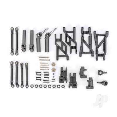Outer Driveline & Suspension Upgrade Kit, extreme heavy duty, Black (fits Slash 2WD)