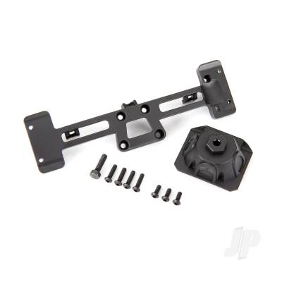 Spare tyre mount/ mounting bracket/ 3x8 BCS (3)/ 3x12 BCS (4)/ 4x15mm hex bolt (fits #9211 body)