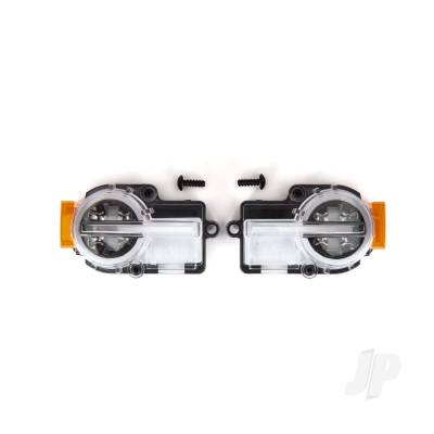 Headlight assembly, complete (2) / 2.6x8mm BCS (2) (fits #9211 body)