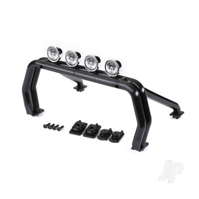 Roll bar (Black) / mounts (front (2), rear (left & right)) / 2.6x12mm BCS (self-tapping) (4) (fits #9212 body)