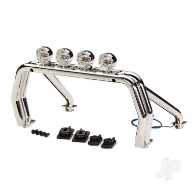 Roll bar (assembled with LED light bar) / mounts (front (2), rear (left & right)) / 2.6x12mm BCS (self-tapping) (4) (fits #9212 body)